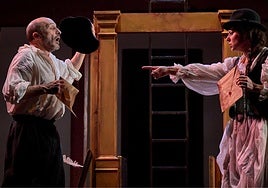 Pepe Viyuela y Sara Águeda.