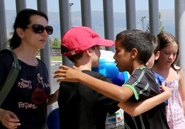 Llegada de los niños saharauis a Segovia