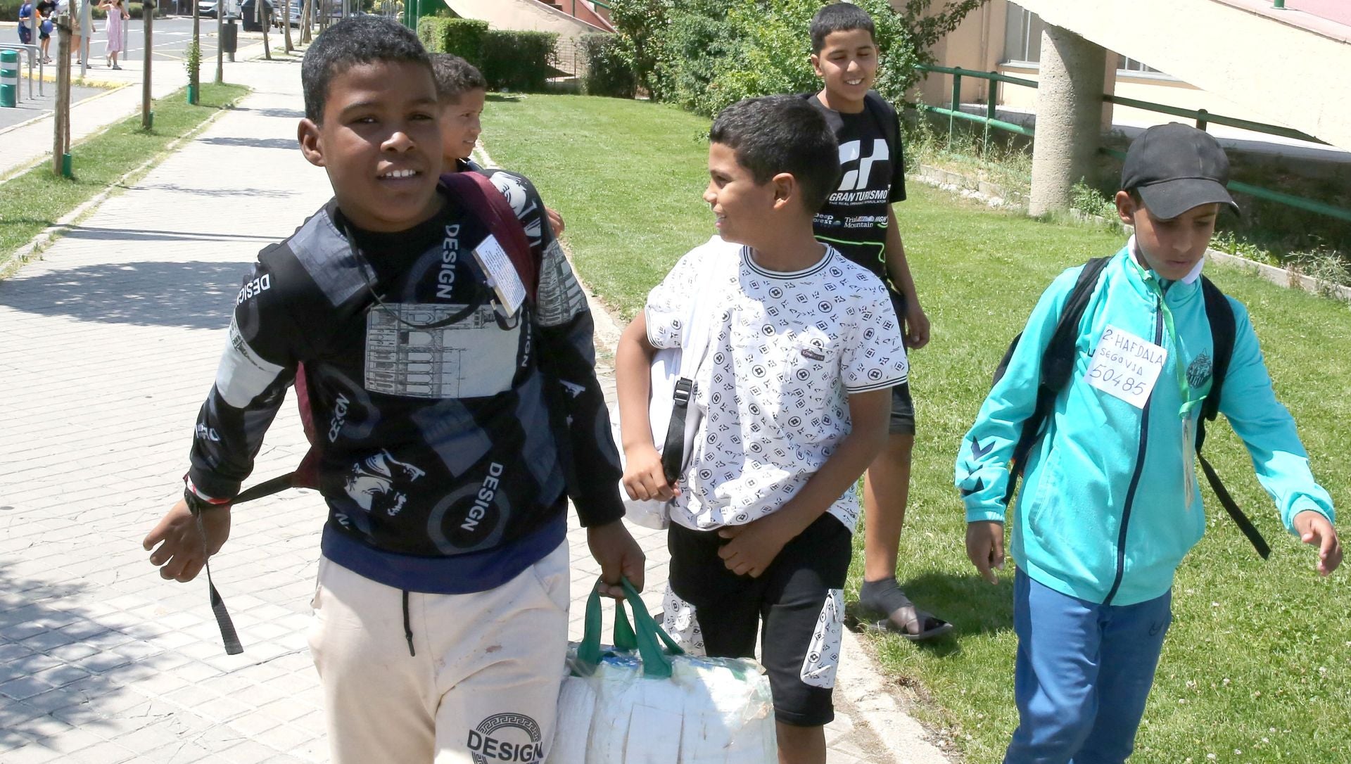 Emocionante recibimiento a los niños saharauis en Segovia