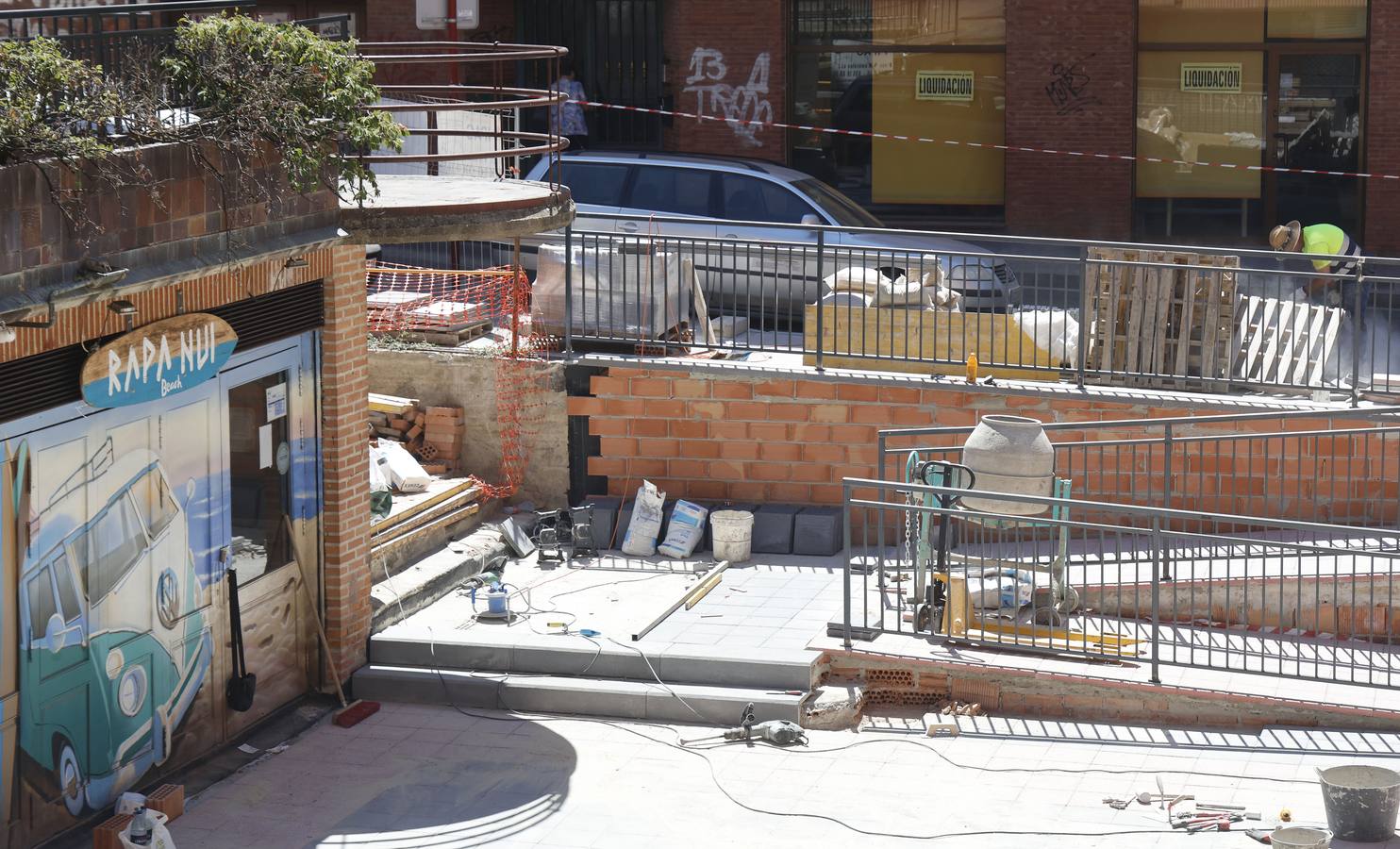 Así ha sido la obra de la plaza del Seminario en Palencia