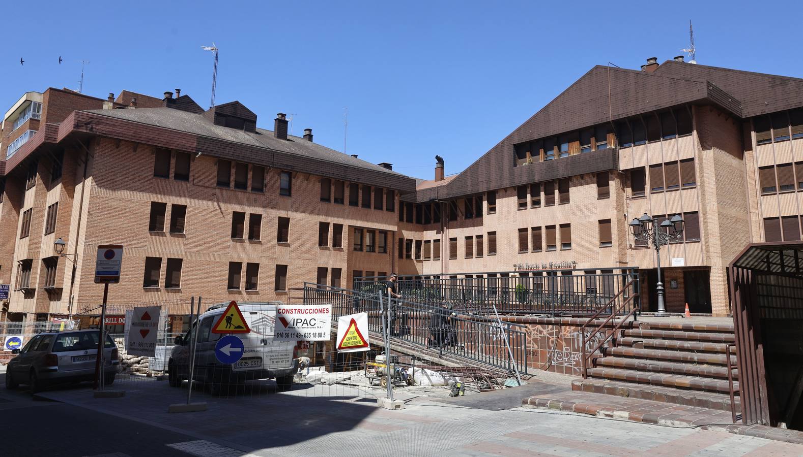 Así ha sido la obra de la plaza del Seminario en Palencia