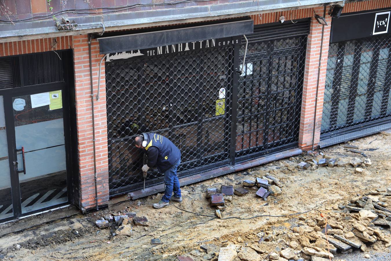 Así ha sido la obra de la plaza del Seminario en Palencia