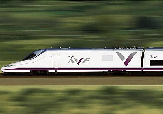 Imagen de archivo de un tren de Alta Velocidad.