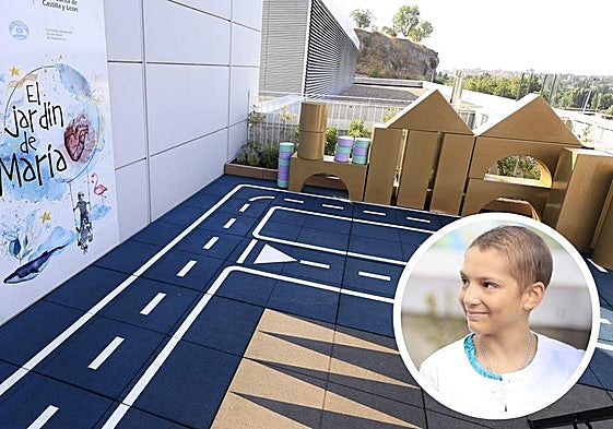 La nueva azotea del hospital de Salamanca en homenaje a María Caamaño.