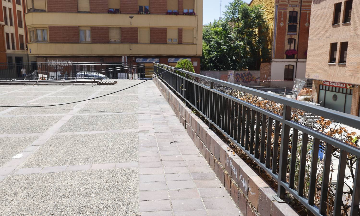 Así ha sido la obra de la plaza del Seminario en Palencia