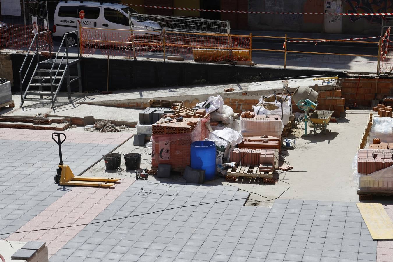 Así ha sido la obra de la plaza del Seminario en Palencia