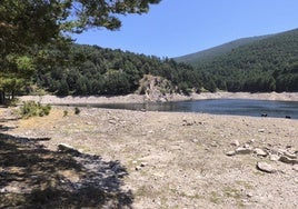 Estado de la presa de El Tejo.