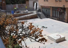 Así ha sido la obra de la plaza del Seminario en Palencia