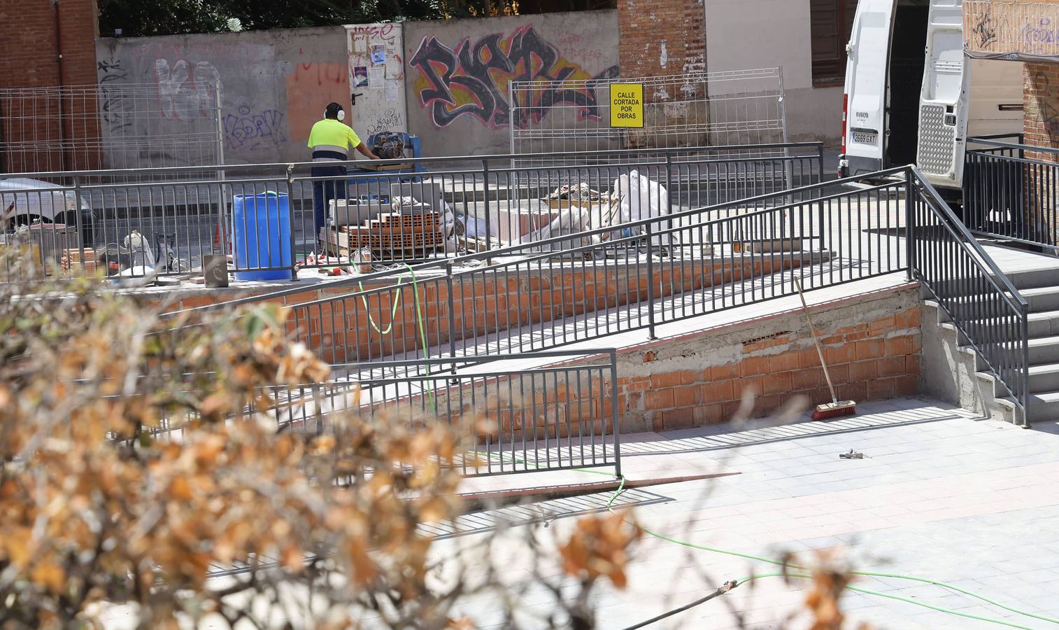 Así ha sido la obra de la plaza del Seminario en Palencia