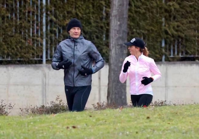 Iñaki Urdangarin y Ainhoa Armentia hacen deporte juntos, a 2 de marzo de 2023