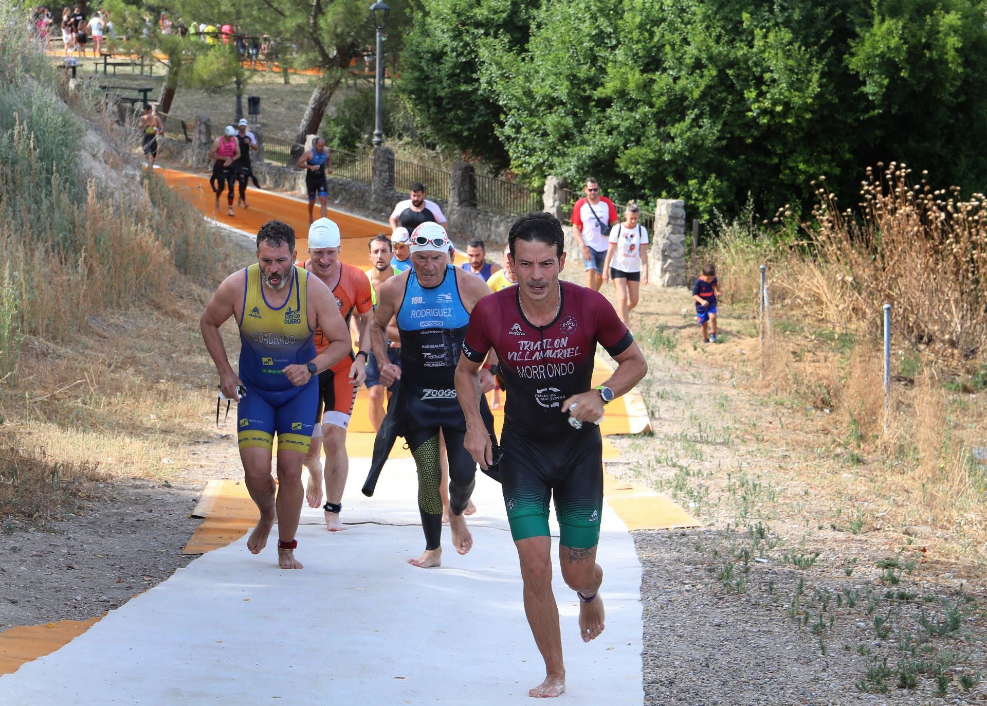 Dueñas, tercera parada del Triatlón Diputación de Palencia