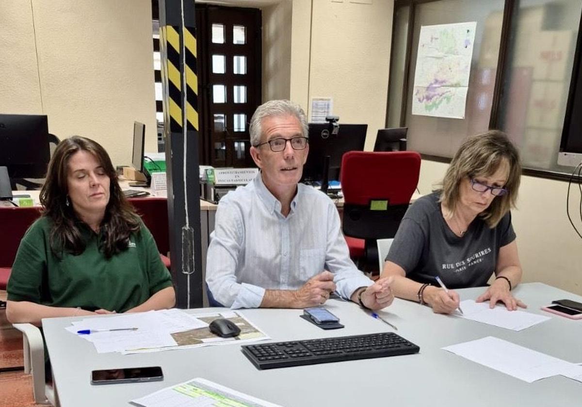 Reunión del Cecopi en Ávila presidida por el delegado territorial de la Junta, José Francisco Hernández.