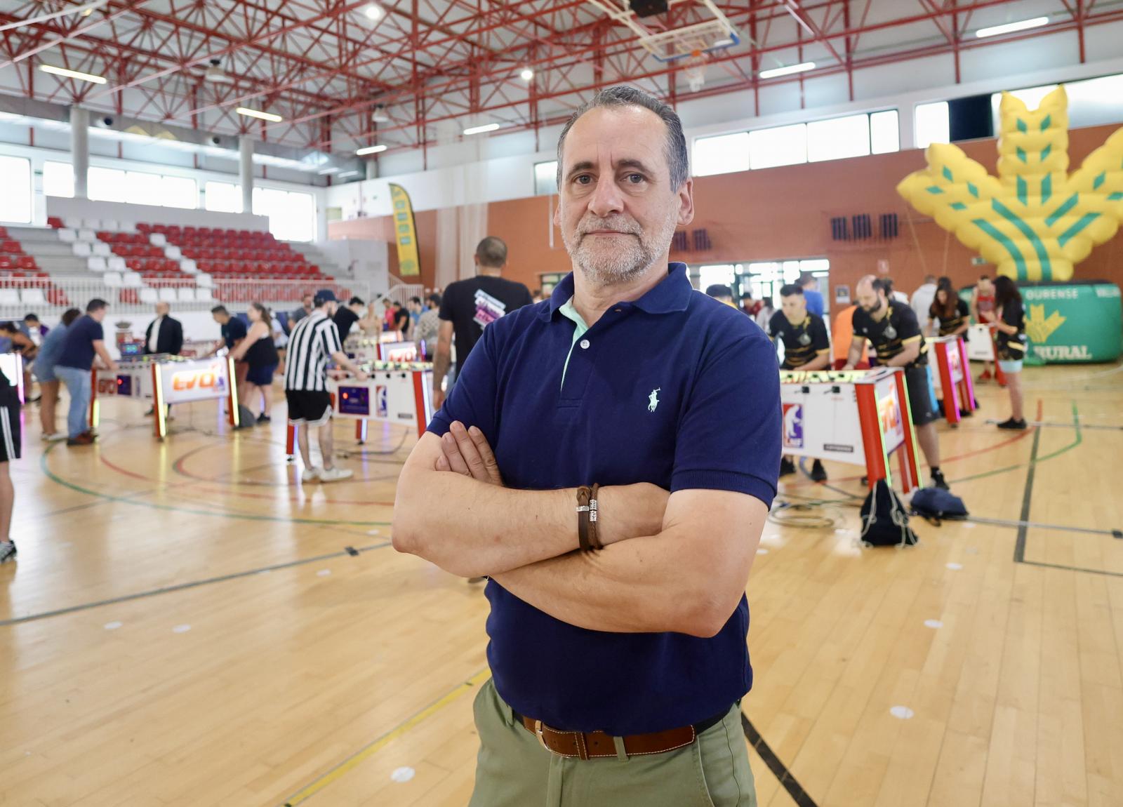 Félix Rodríguez, delegado nacional de la liga, observaba los partidos.