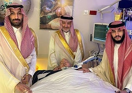 Fotografía de la cuenta oficial de X de la Realeza de Wajd.