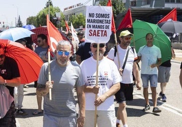Los trabajadores de Saeta mantienen la huelga y barajan salir de nuevo a la calle