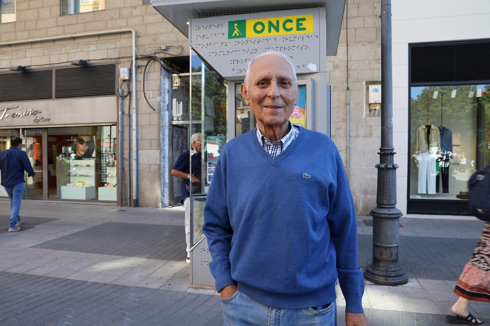 Rafael se soprendió por la calle Santiago en el cupón.