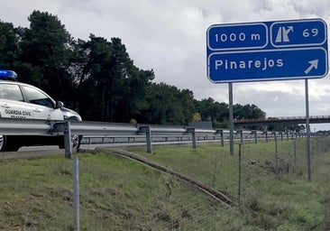 Herido un hombre de 46 años en un accidente en la autovía entre Segovia y Valladolid