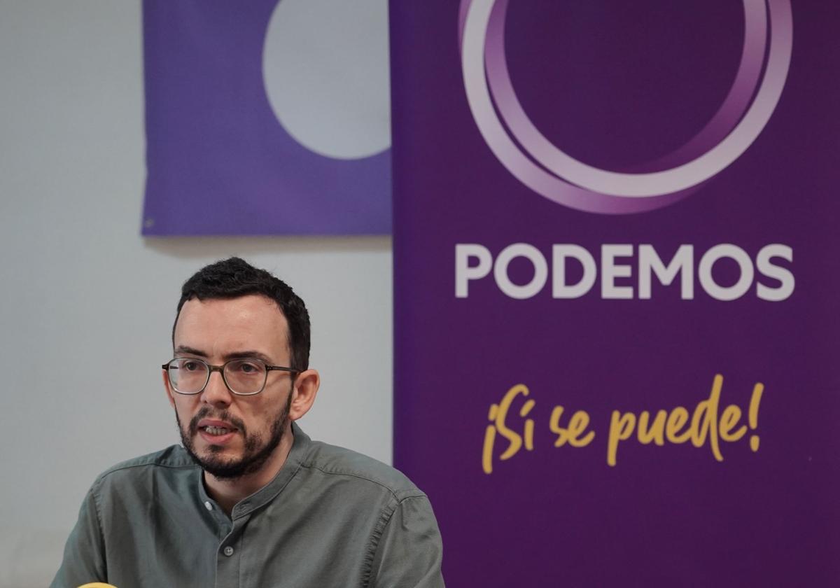 Miguel Ángel Llamas, coordinador autonómico de Podemos.