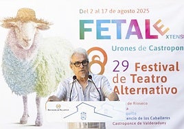 Carlos Tapia, miembro de Azar Teatro y del equipo organizador del Festival de Teatro Alternativo de Urones de Castroponce en Extensión (Fetale),