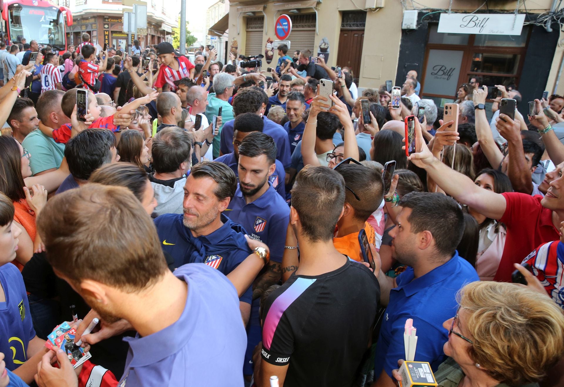 Fotos de la visita del Atlético de Madrid a Segovia