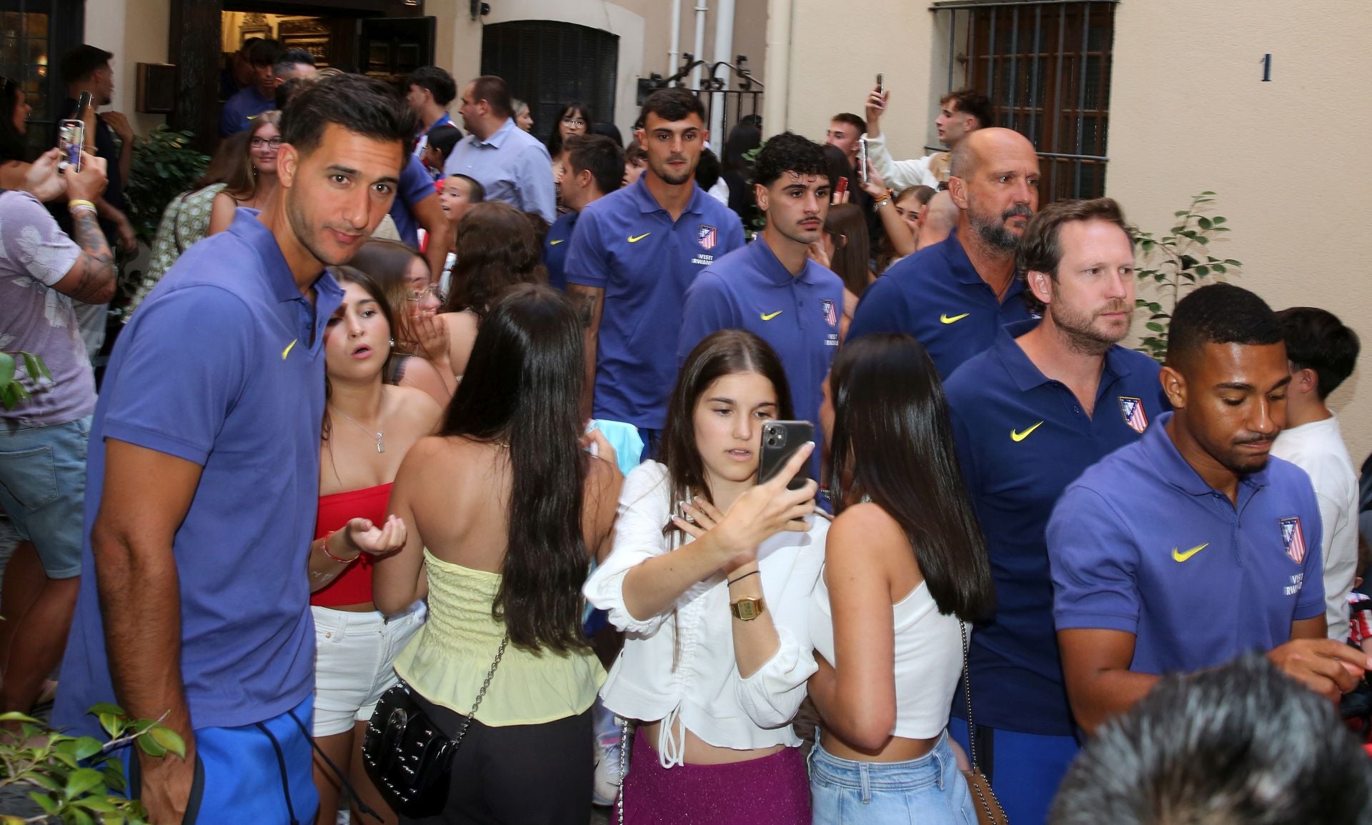 Fotos de la visita del Atlético de Madrid a Segovia