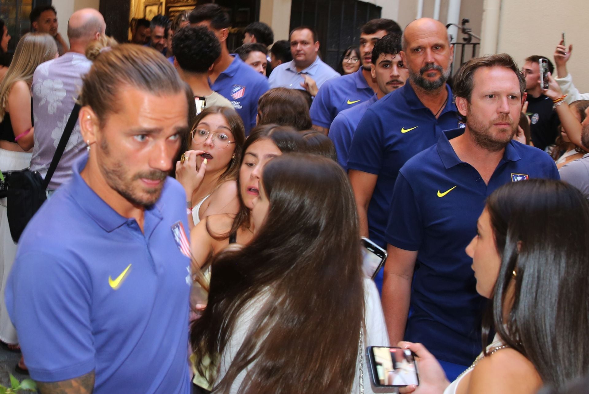 Fotos de la visita del Atlético de Madrid a Segovia