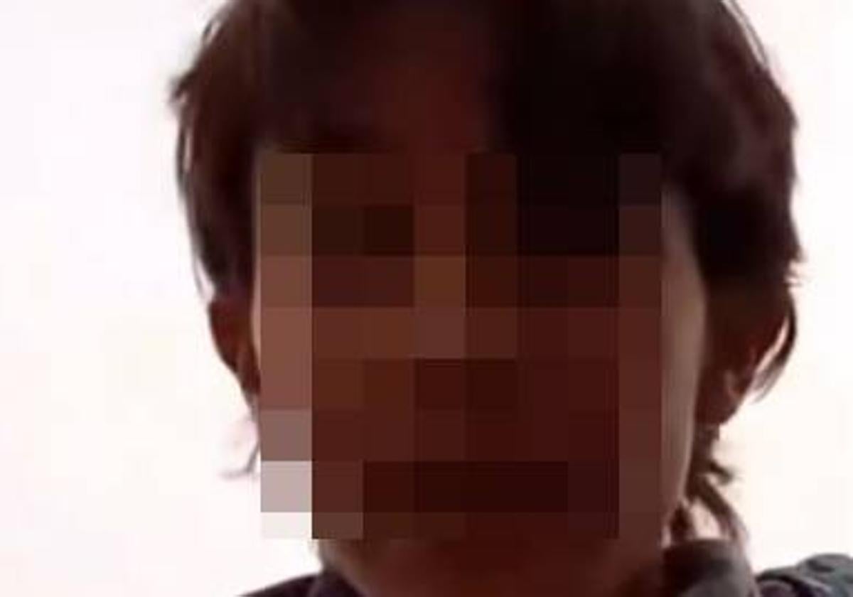 Paolo Sánchez Carrasco, de 14 años de edad, en el vídeo que se grabó poco antes de morir.