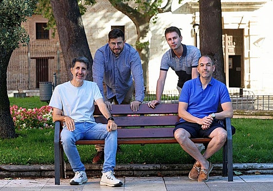 Juan Carlos López, Alejandro de Miguel, Ismael Simón y Juan Carlos González