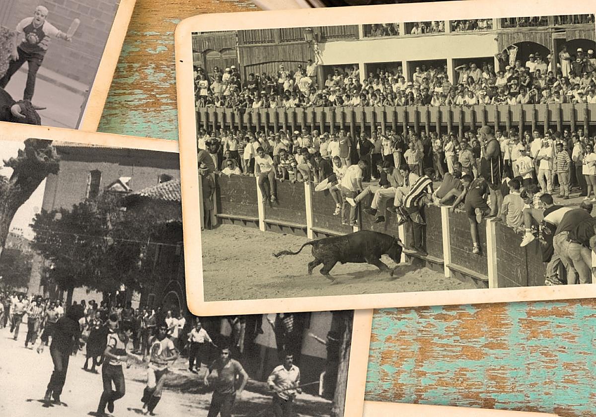 Historia de los encierros: fotos antiguas de los festejos taurinos más populares de los pueblos de Valladolid