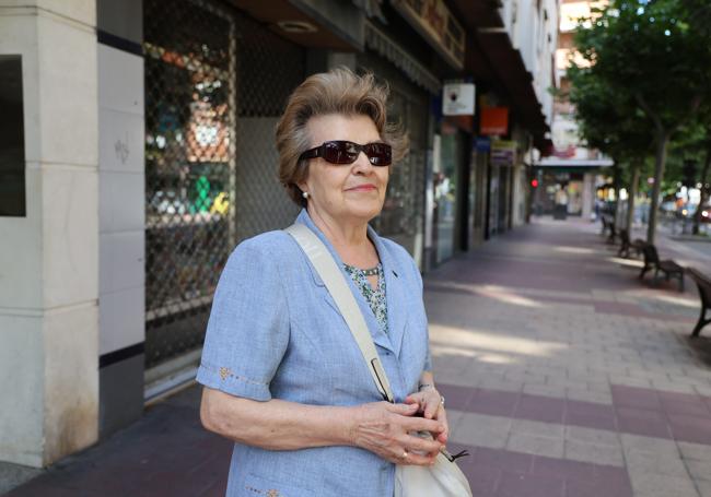 Ana López, vecina del barrio.