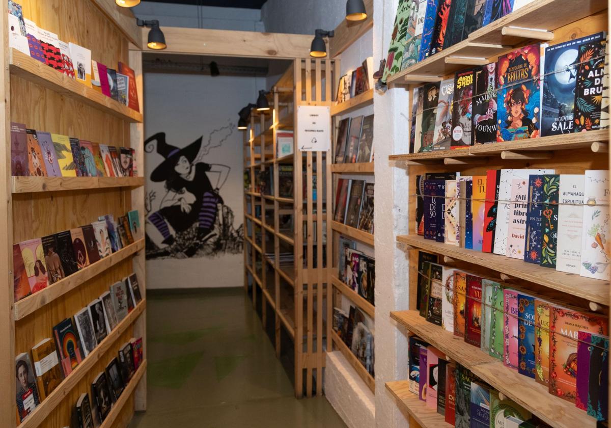 Librería Akelarre de Valladolid.