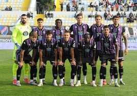 Once del pasado miércoles en Viña del Mar del Real Valladolid.
