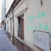 Exterior de la vivienda de la calle San José de Calasanz.