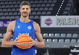 Chema González, en una imagen de la pasada temporada en el Pabellón.