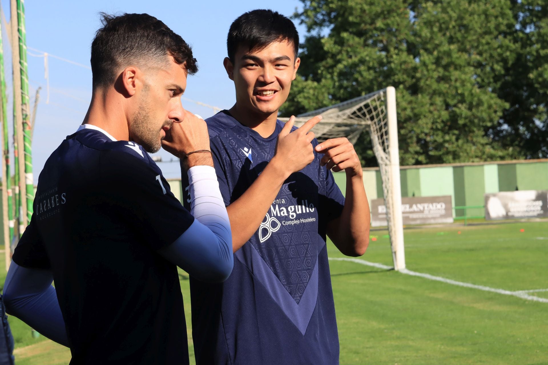 Fotos del primer entrenamiento de la Gimnástica Segoviana