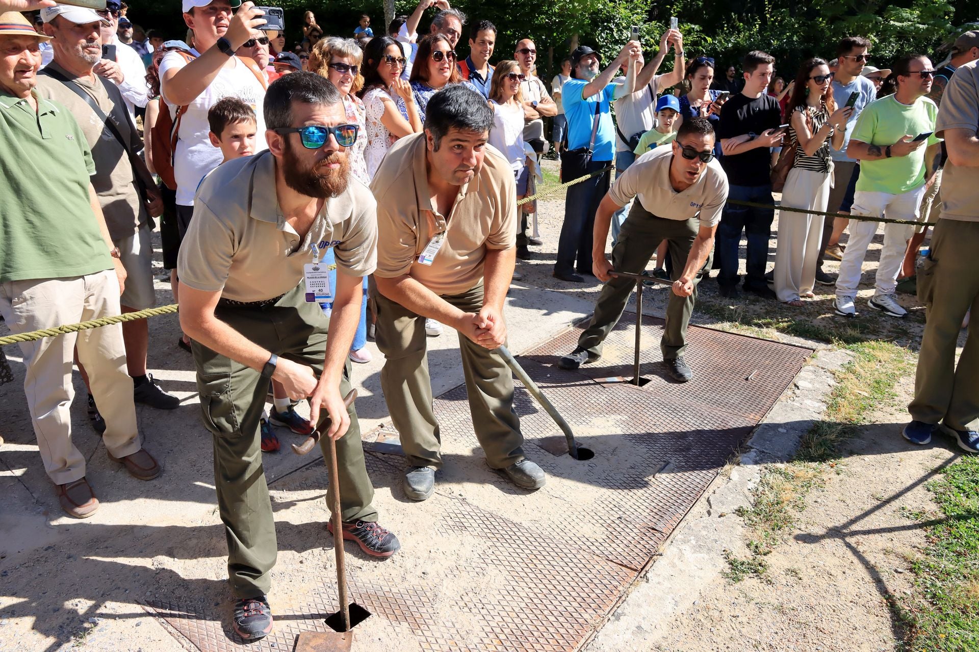 Fotos del espectáculo de las fuentes de La Granja de San Ildefonso