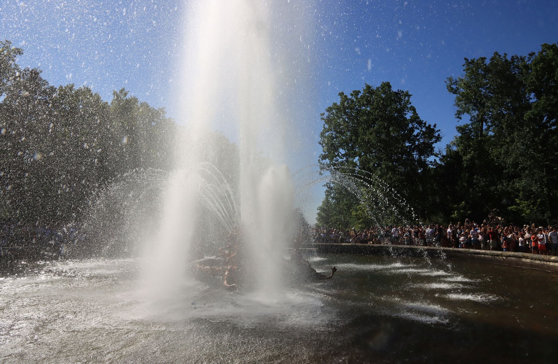 Fotos del espectáculo de las fuentes de La Granja de San Ildefonso