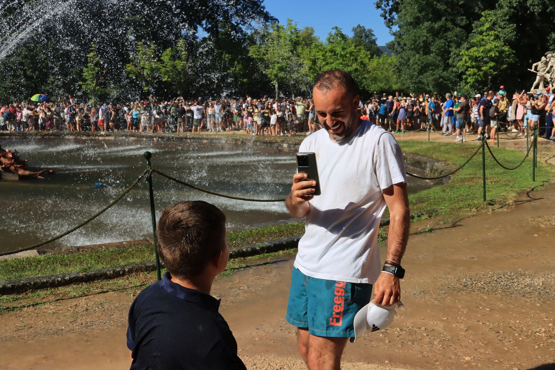 Fotos del espectáculo de las fuentes de La Granja de San Ildefonso