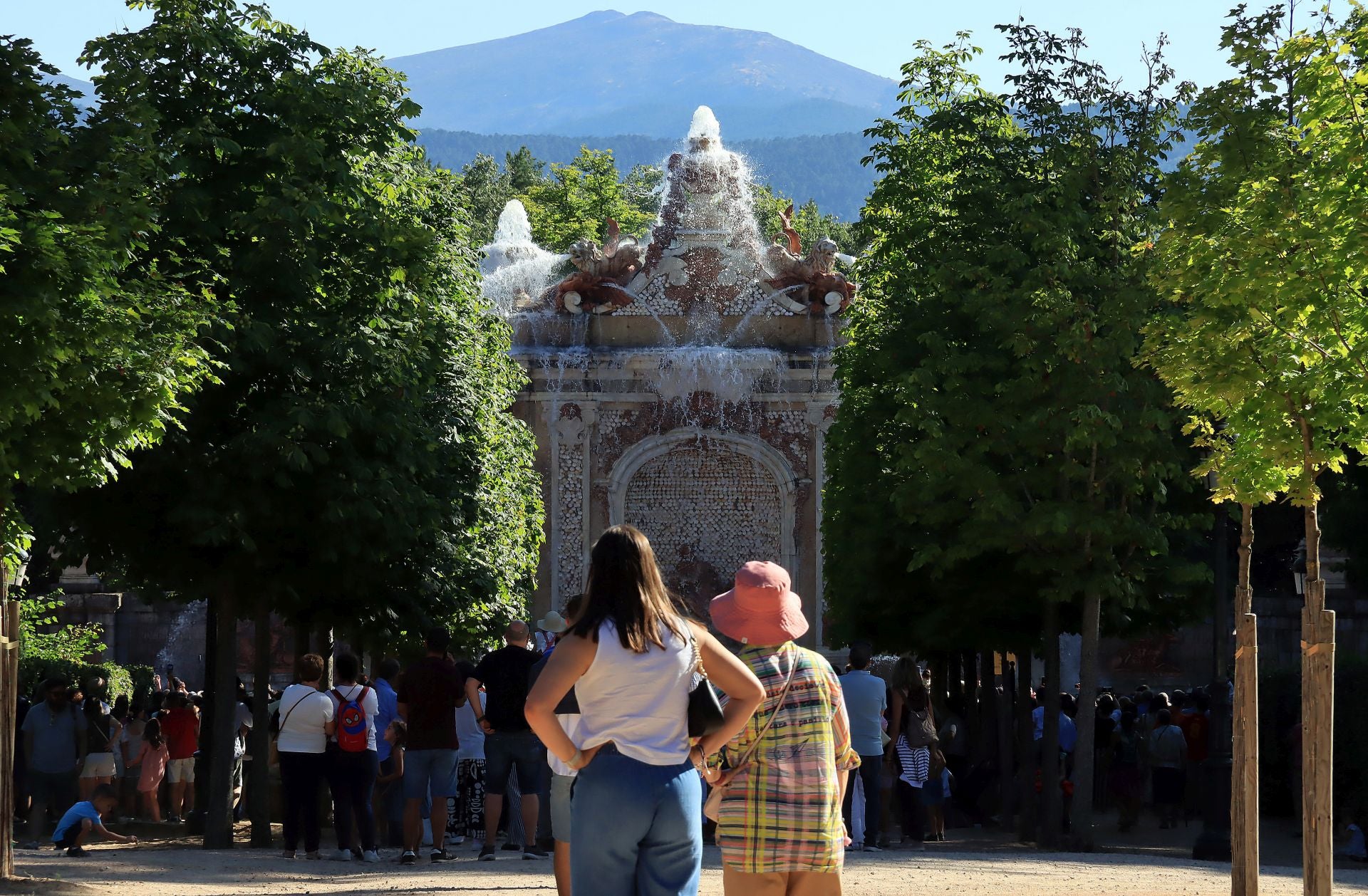 Fotos del espectáculo de las fuentes de La Granja de San Ildefonso