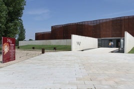 Exterior de la villa romada de La Olmeda, en Pedrosa de la Vega.
