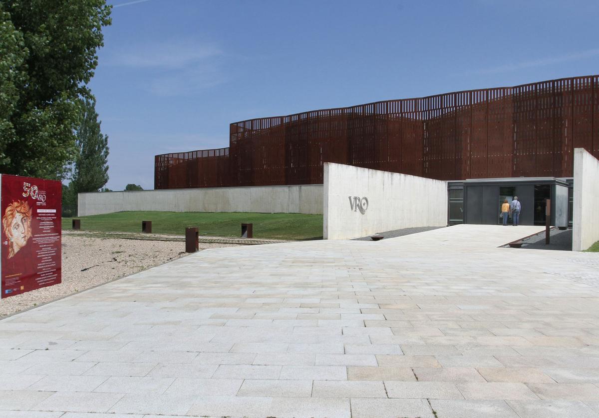 Exterior de la villa romada de La Olmeda, en Pedrosa de la Vega.