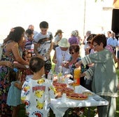 Celebración del día de los abuelos en Torquemada.