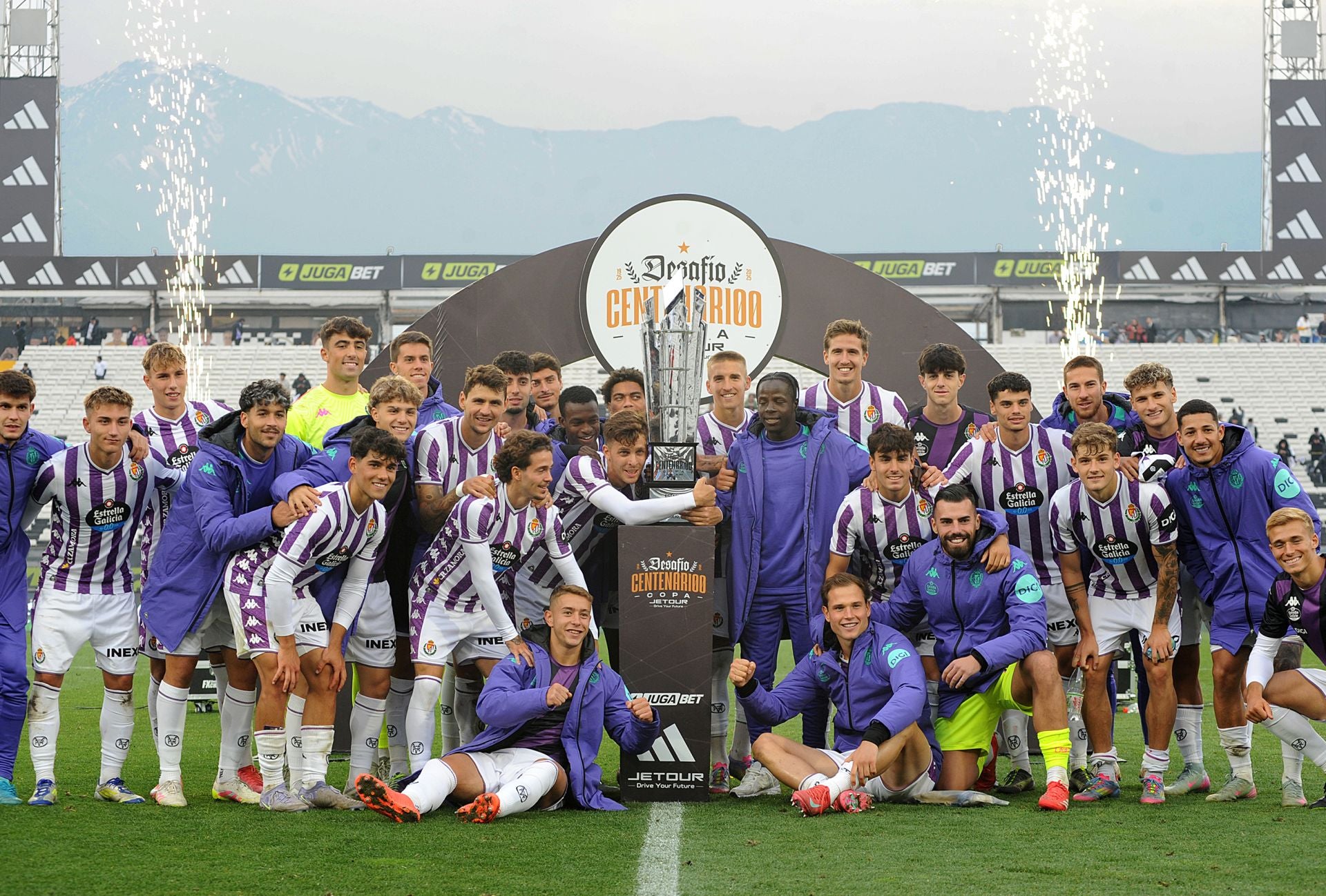 Las imágenes del Real Valladolid en Chile