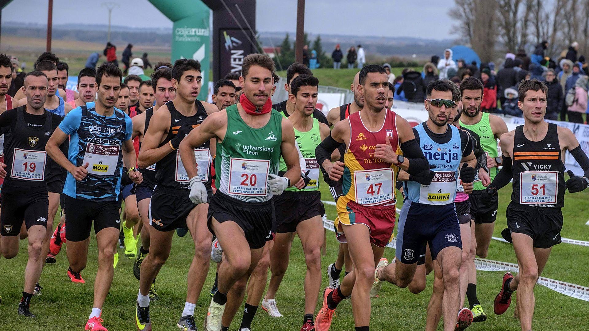 Un grupo de atletas durante la prueba disputada en diciembre de 2024.