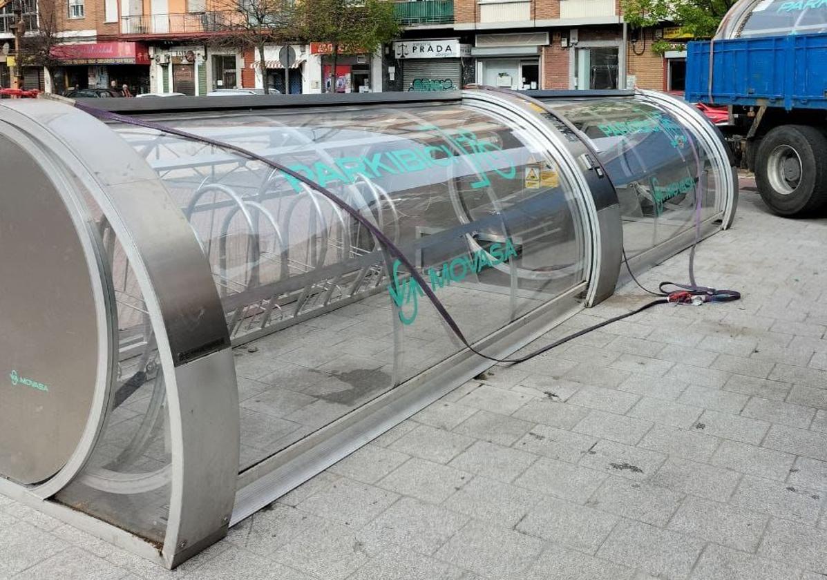 Parkibici en Delicias.