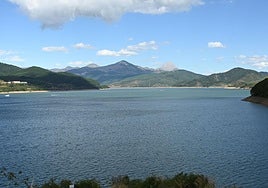 Vista del embalse de Riaño, en León, el pasado 22 de julio.