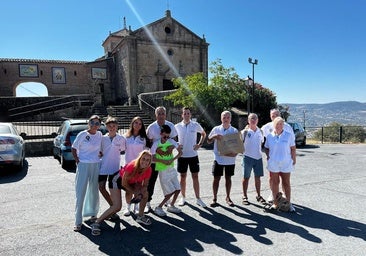 Los atletas de Castilviejo de Rioseco peregrinan a la Virgen del Puerto de Plasencia