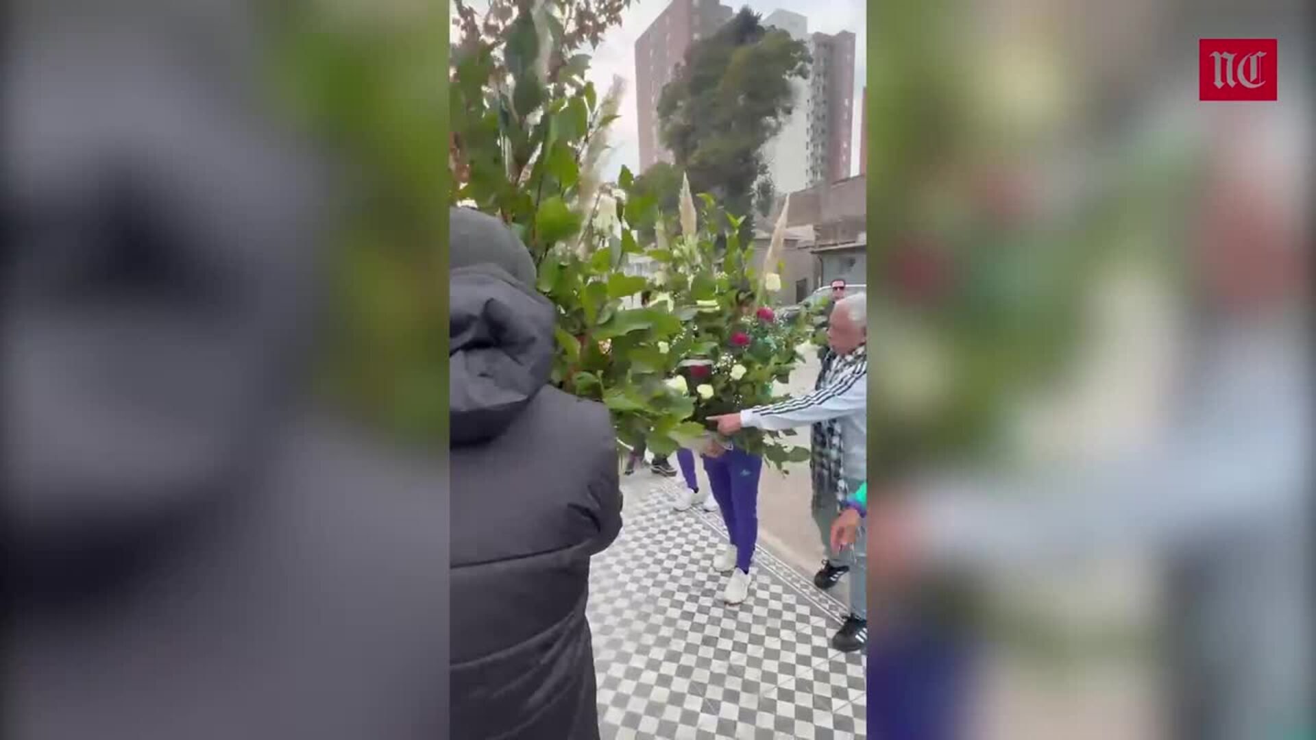Visita del Real Valladolid a la tumba del fundador del Colo-Colo