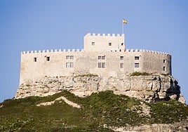 Vista general del castillo de Curiel de Duero.