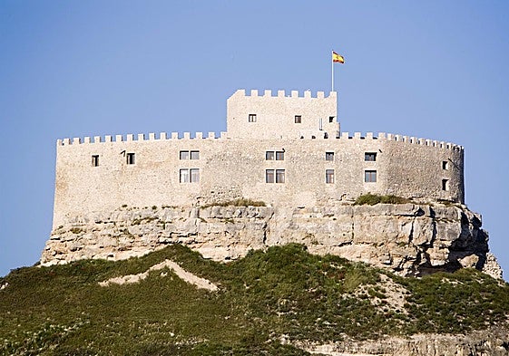 Vista general del castillo de Curiel de Duero.